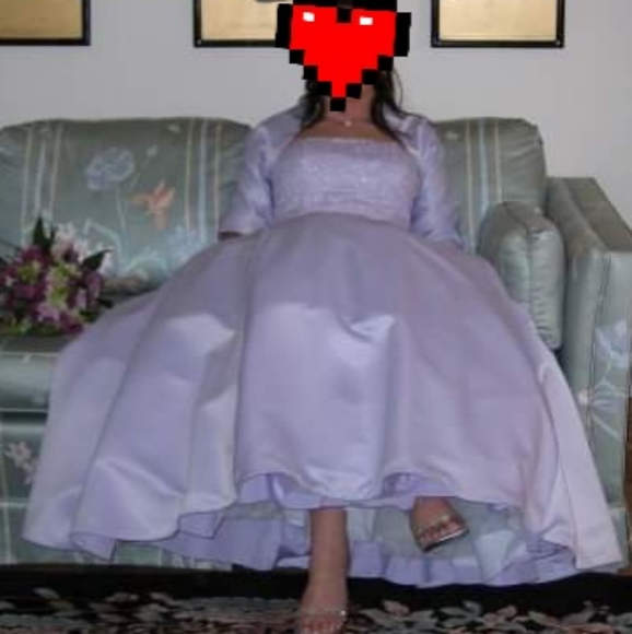 TIFFANY design beaeded bodice Prom ballgown - Picture 1 of 7